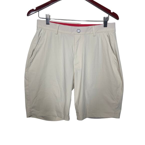 Redvanley men cream pull on shorts sz S - Picture 1 of 4